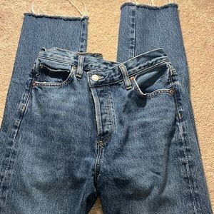 Agolde Criss Cross Straight in Range